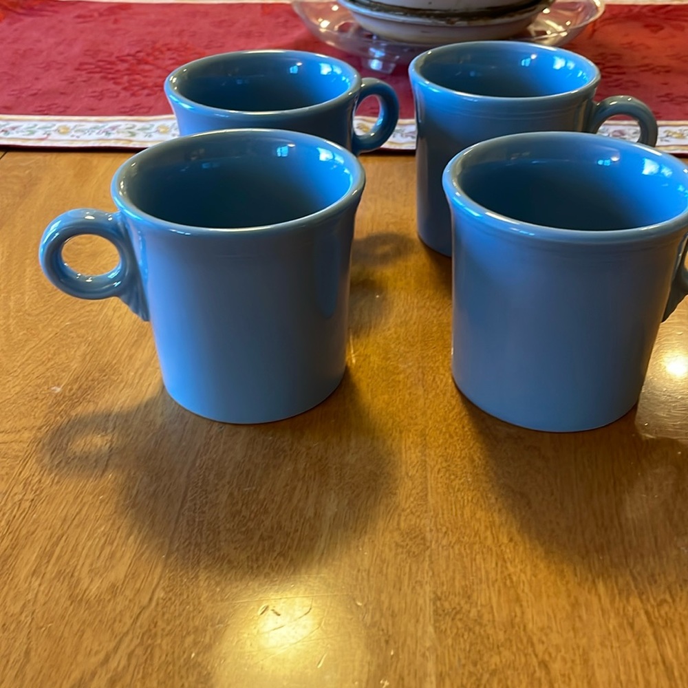 Fiesta ware- Set of 4 Mugs